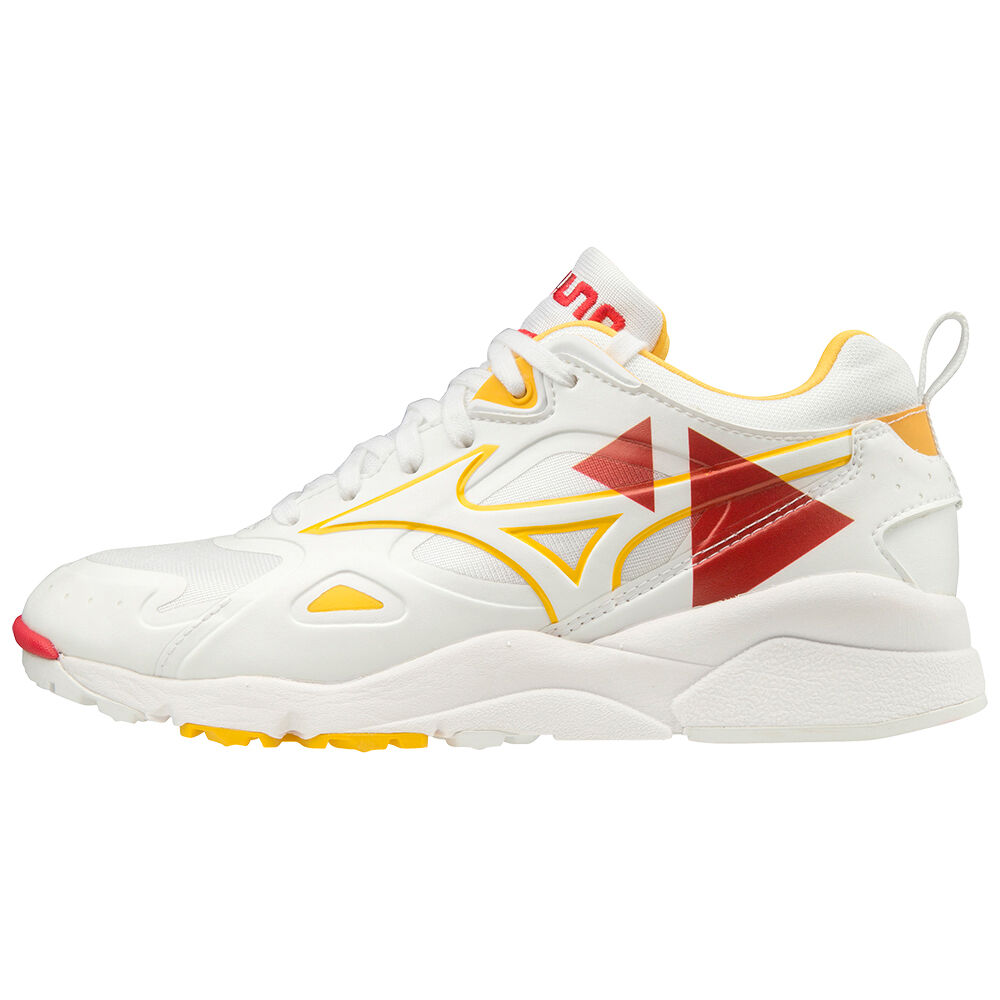 Deportivas Mizuno Sky Medal Shape of Time Hombre Blancas/Rojas Outlet VYFG-75941